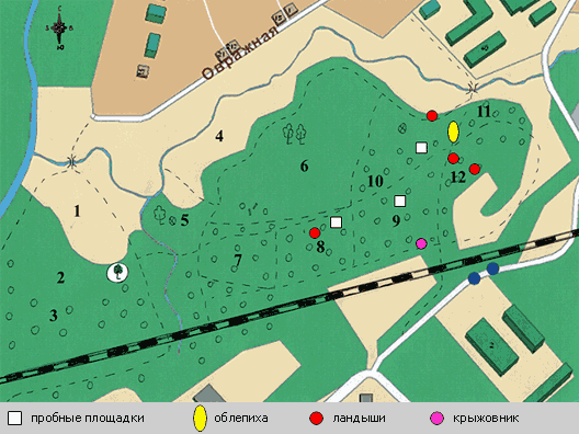 Карта Искитимского лога
